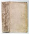 ARRIANUS, FLAVIUS. Expeditionis Alexandri libri septem et Historia Indica.  1757